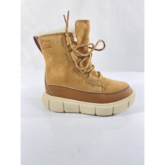 Sorel Boots Kids Size 11 Brown Explorer III Lace WP Waterproof Snow Winter - Picture 2 of 14